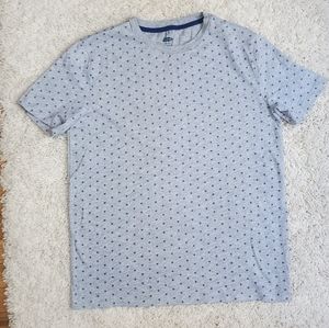 Old Navy Boy's Gray/Blue Dots Short Sleeve Tee Size XL (14/16)